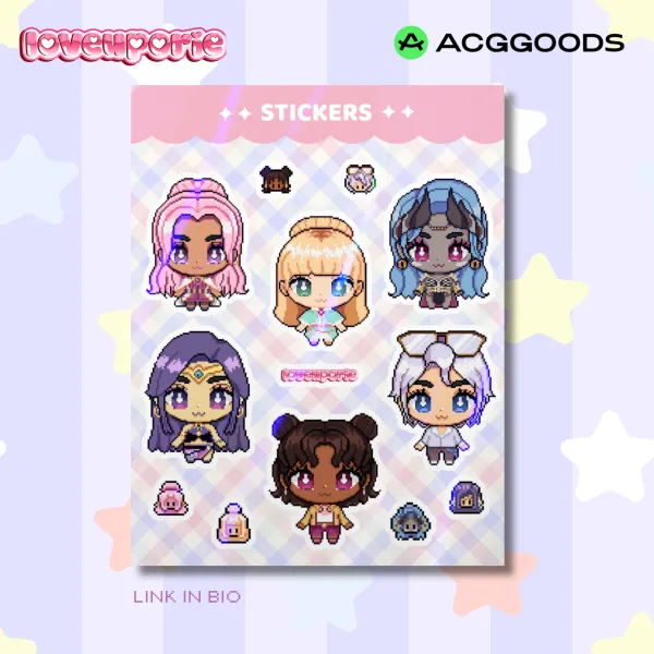 Fields of Mistria Bachelorettes Sticker Set