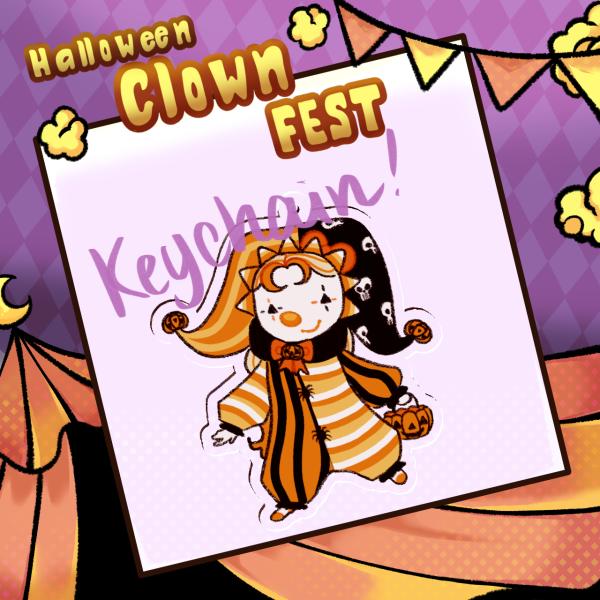 [OC] Silly Nilly Halloween Keychain