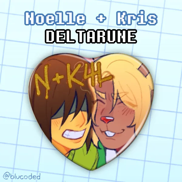 DELTARUNE Kriselle Heart Pin