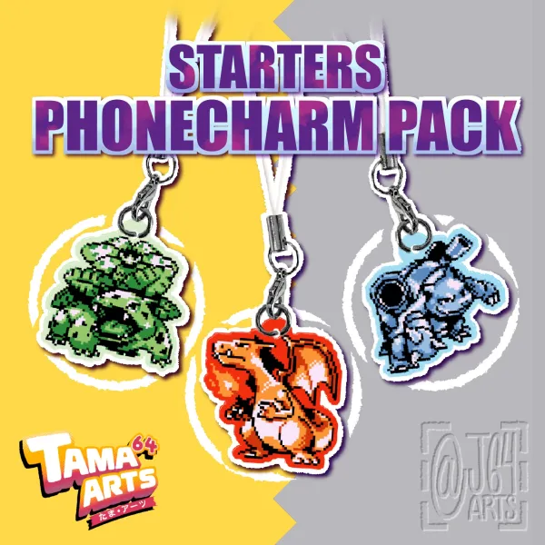Starters Phone Charm Pack!