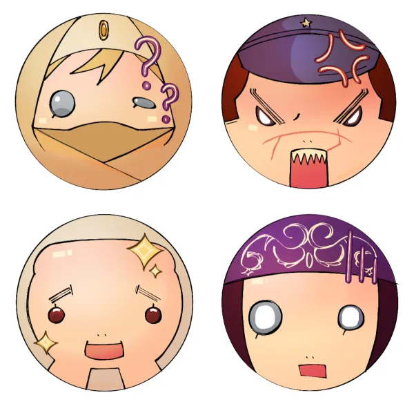 Sugimoto's Group (Holographic Badge pins)