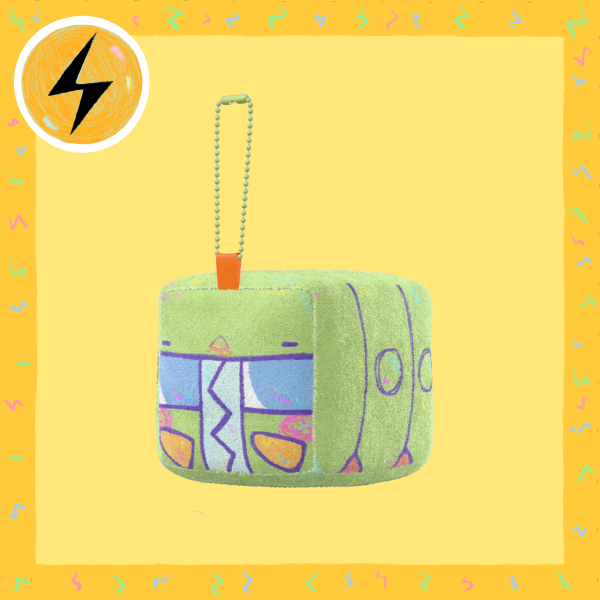 Charjabug Plush Cube Keychain