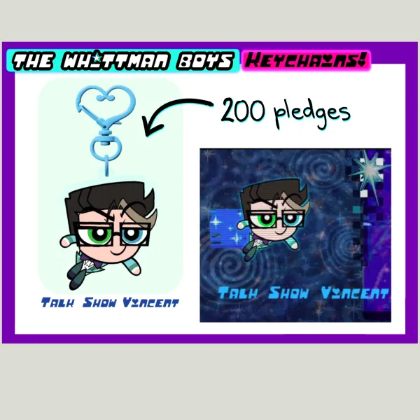 [200 reward] Talk Show Acrylic Keychain (2'' / 5 cm)