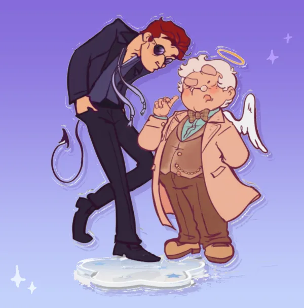 Aziracrow Unofficial Good Omens Standee