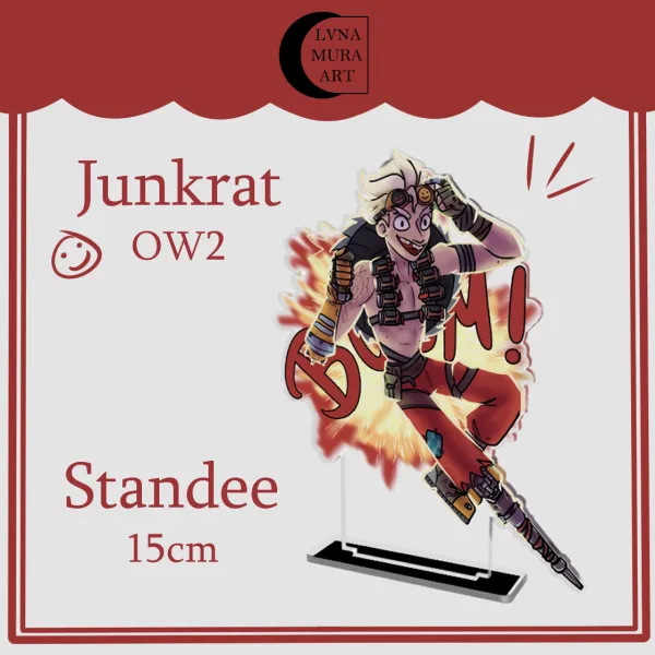 Junkrat OW2 Acrylic Standee