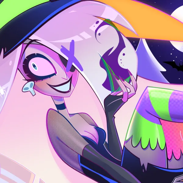 Halloween Vaggie | Hazbin Hotel | Desk Pad