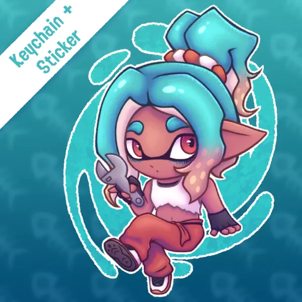 Mechanic Keychain/Sticker Bundle