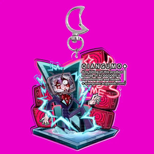 Hazbin Hotel Vincent Whittman Acrylic Keychain