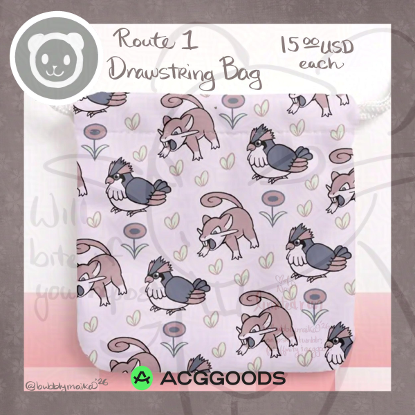 Route 1 - Drawstring Bag
