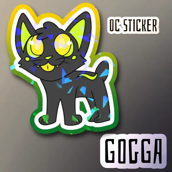 Gogga the Bug Cat Stickers