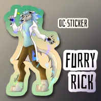 Furry Rick Stickers
