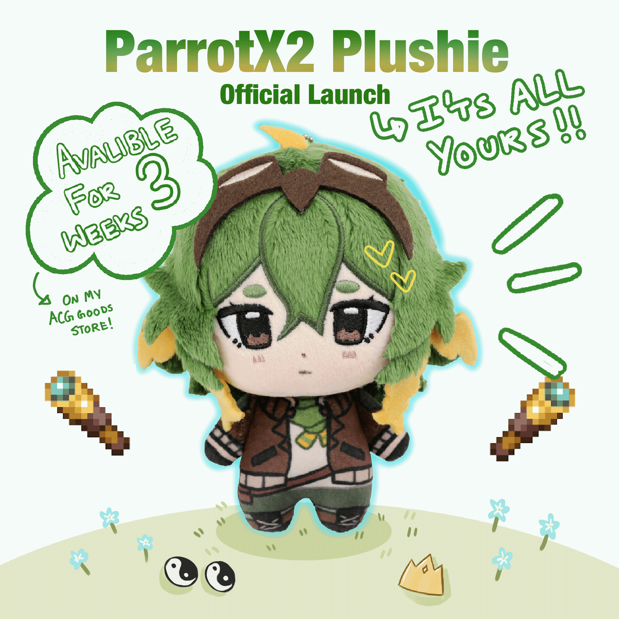ParrotX2 Plushie