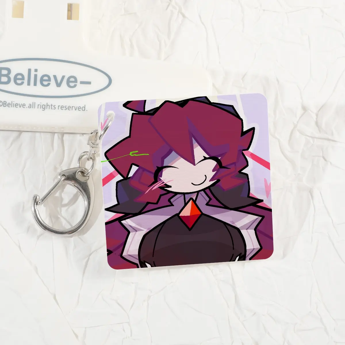 Allie/Ansel Lenticular Acrylic Pendant٭✧