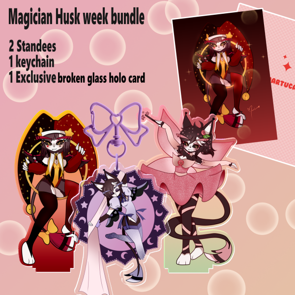 Magician Husk week BUNDLE | Fem Husk | hazbin hotel