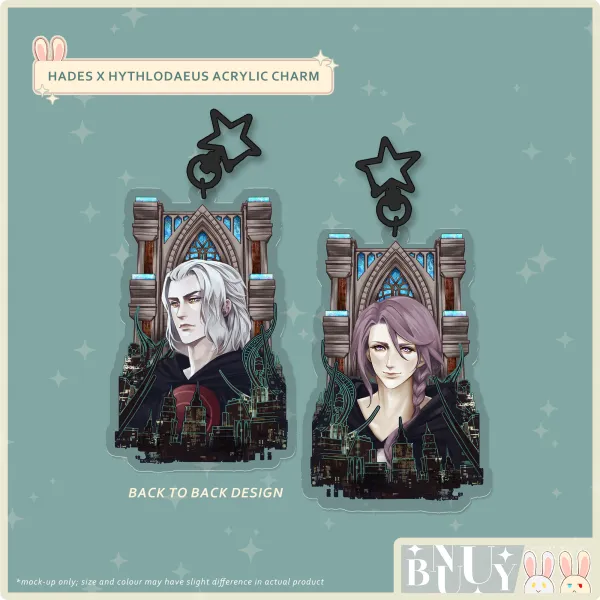 FFXIV: Amaurot Hades x Hythlodaeus [Acrylic Charm]