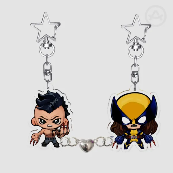 Akihiro and Laura | Acrylic Magnet Keychains
