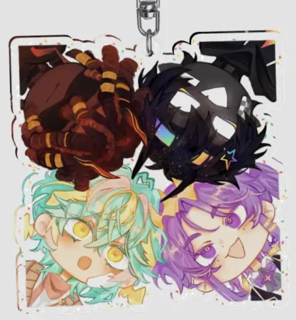 UU Quartet Keychain