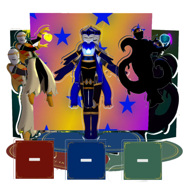 Full Apple Family Standee Set