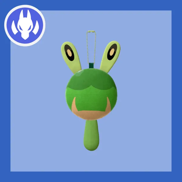 COLLAB [PKMN] Applin Mochi Plush Keychain (shiny version)