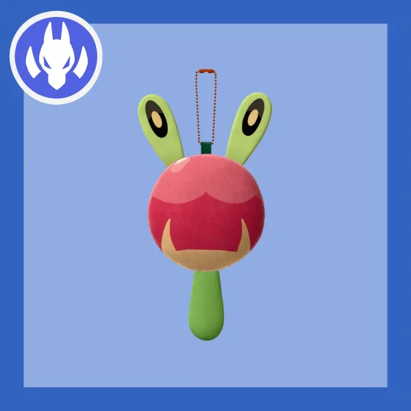 COLLAB [PKMN] Applin Mochi Plush Keychain