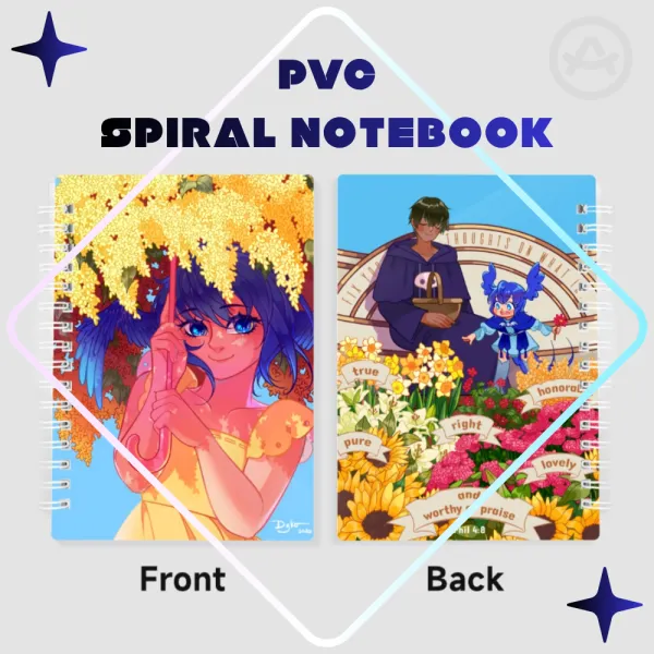 Meteion PVC Spiral Notebook