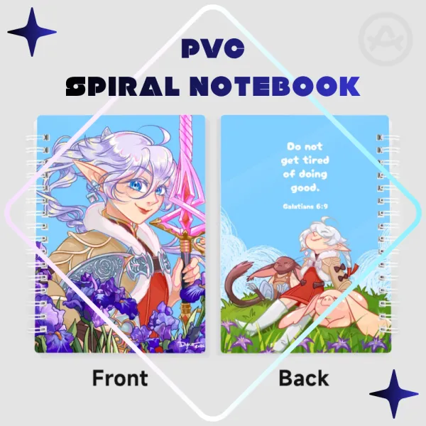 Alisaie PVC Spiral Notebook