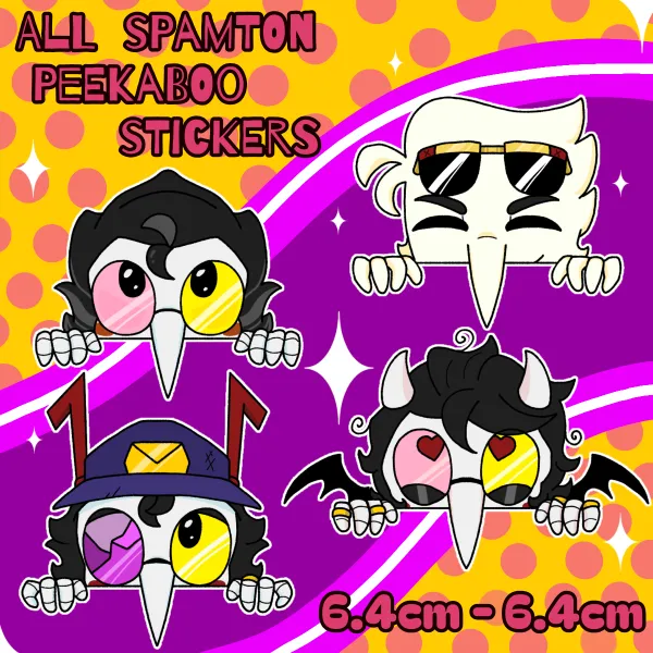 Only Spamton - Deltarune Peekaboo Stickers