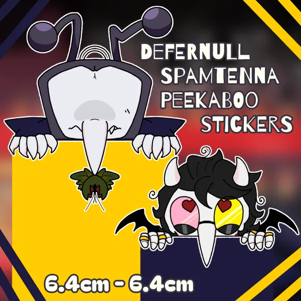 Defernull Spamtenna - Deltarune Peekaboo Stickers