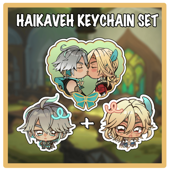 Haikaveh Keychain Set (Genshin Impact)