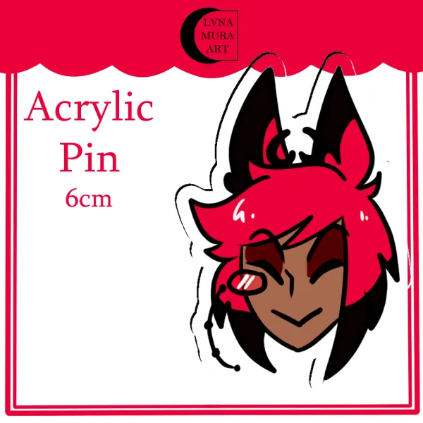 Alastor HH - Acrylic Pin