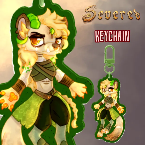 Melantha Acrylic Keychain / Severed