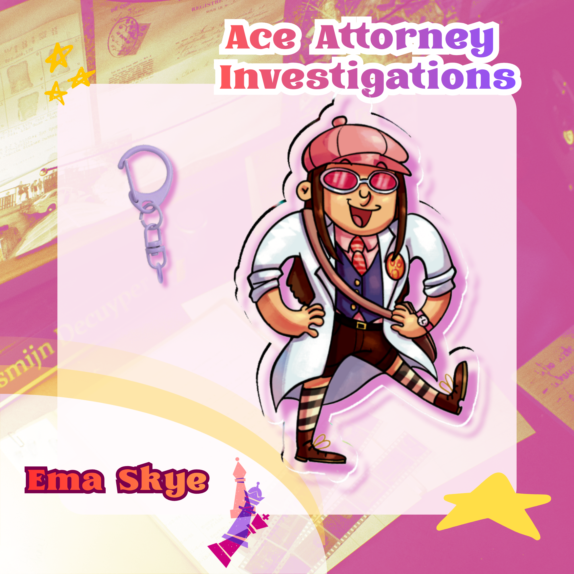 Ema Skye Keychain