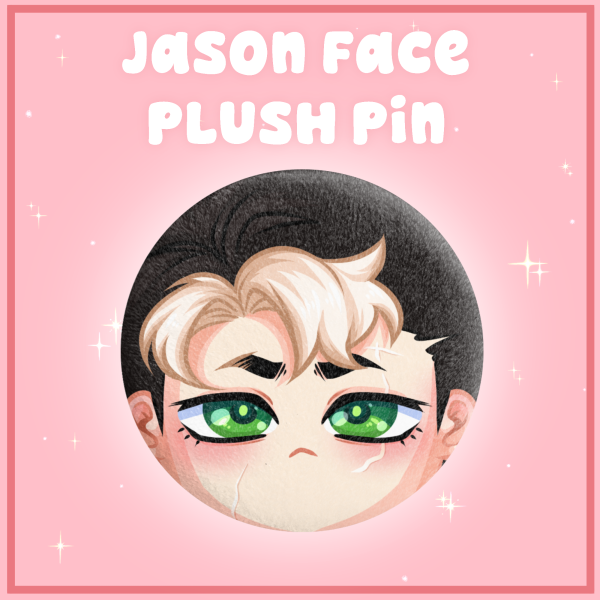 Jason Face Plush Pin