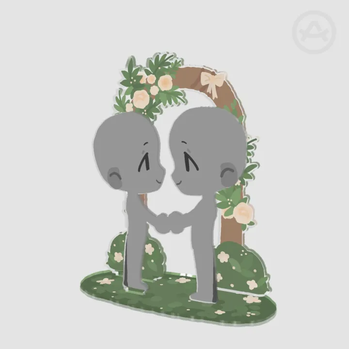 wedding/garden arch couple yumeship ych