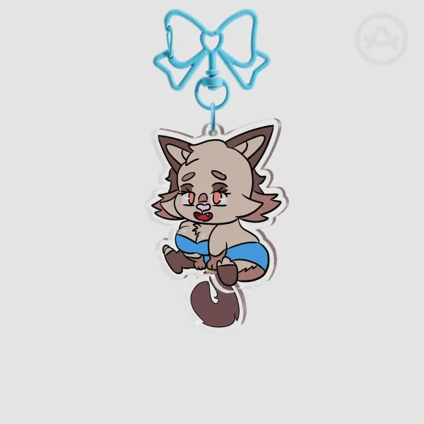 Tail-wagging Ms Honey Keychain