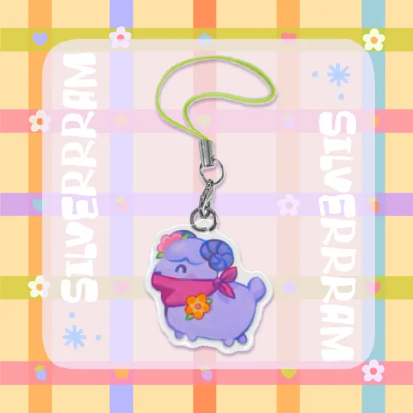 Silverrram Epoxy Phone Charm