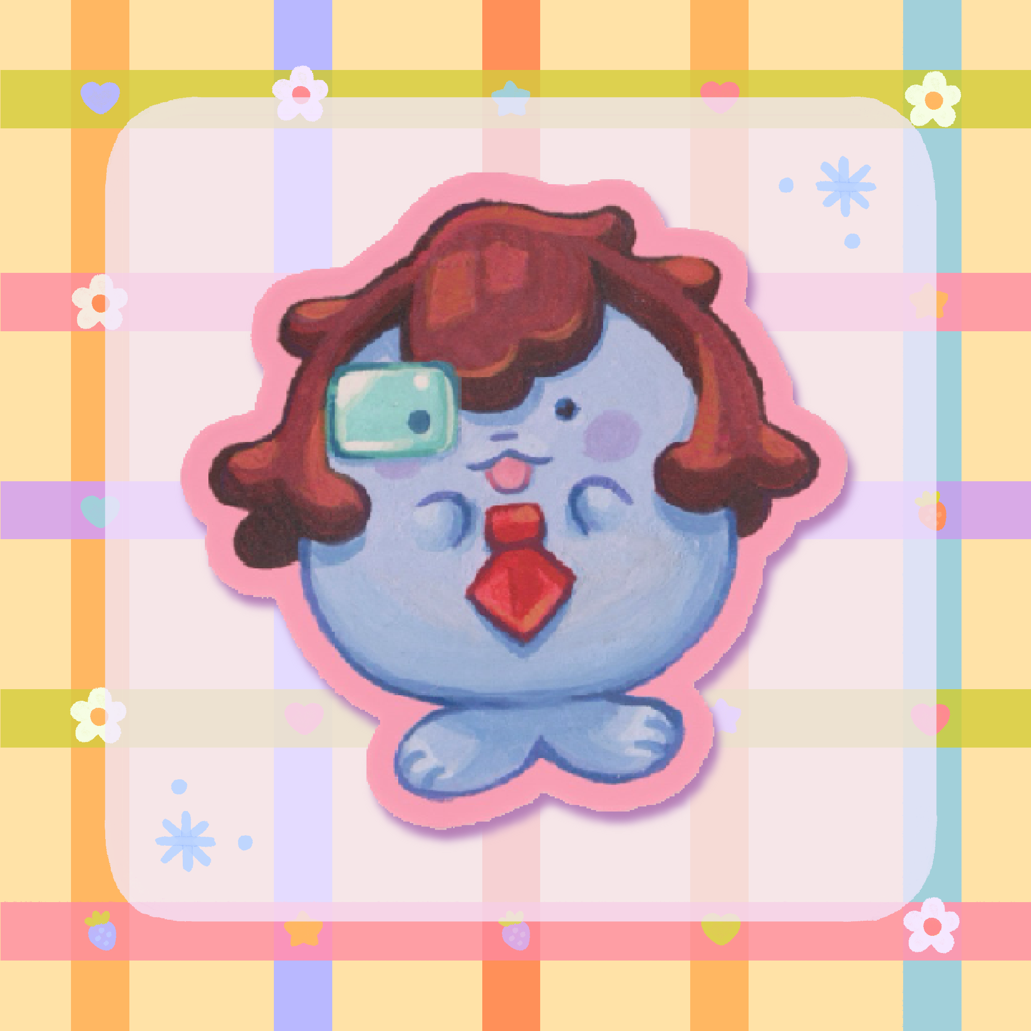 Beefsealad Gouache Sticker