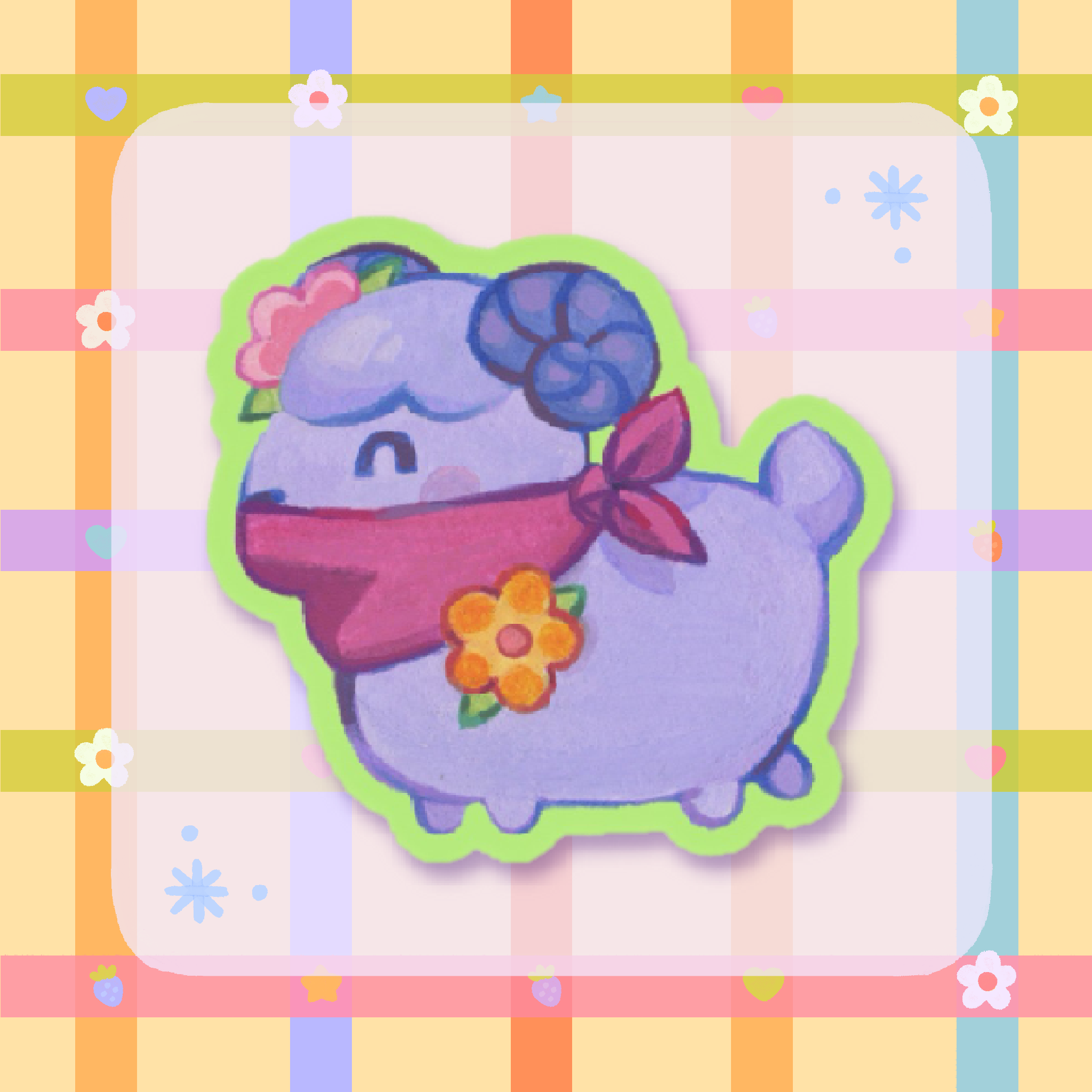 Silverrram Gouache Sticker