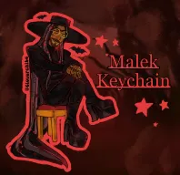 Halloween Malek Keychain