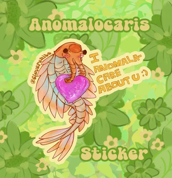 Anomalocaris Self Love Sticker