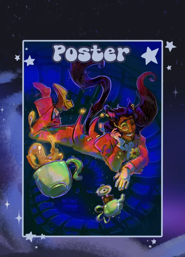 Malek, Cheshire Cat Poster