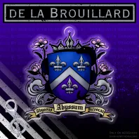 Family Crest | de la Brouillard Keychain