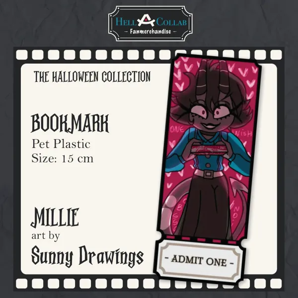 Sunny drawings - Millie - PET Plastic Bookmarks