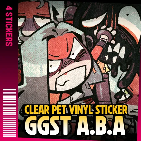 GGST ABAcelsus Clear PET Vinyl Sticker Set