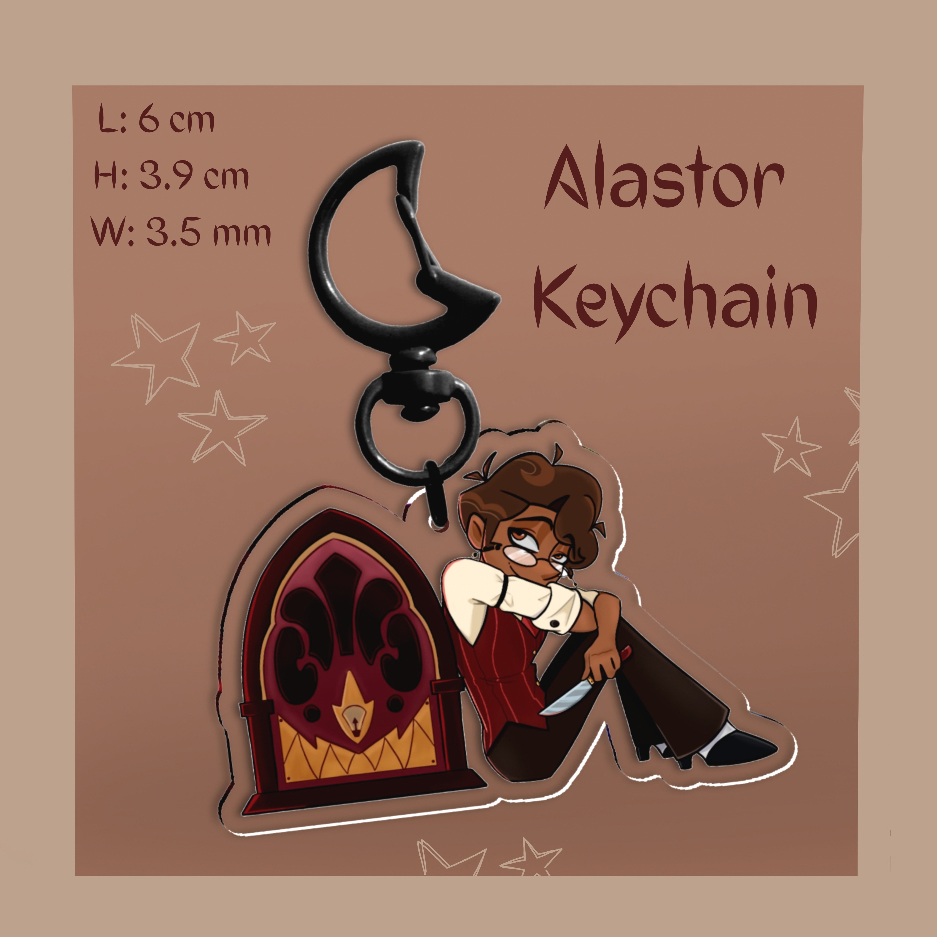Alastor Acrylic Keychain