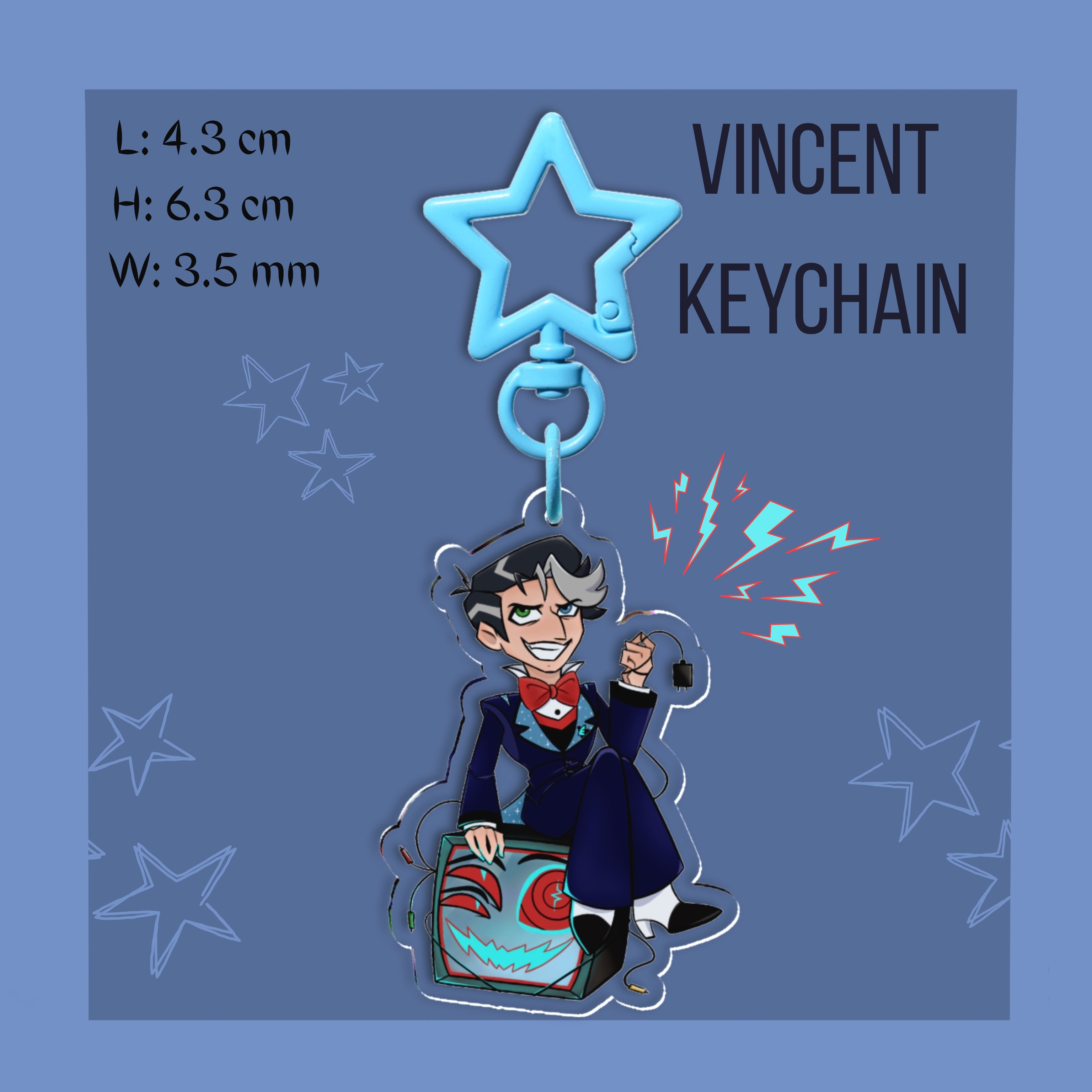 Vincent Acrylic Keychain