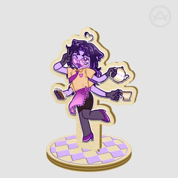 Cafe Spooder! - WOODEN STANDEE