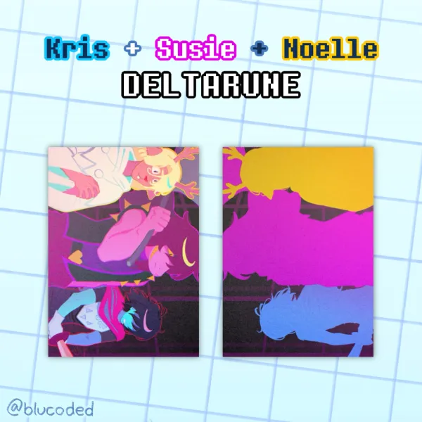 DELTARUNE Krusielle Battle Photocard