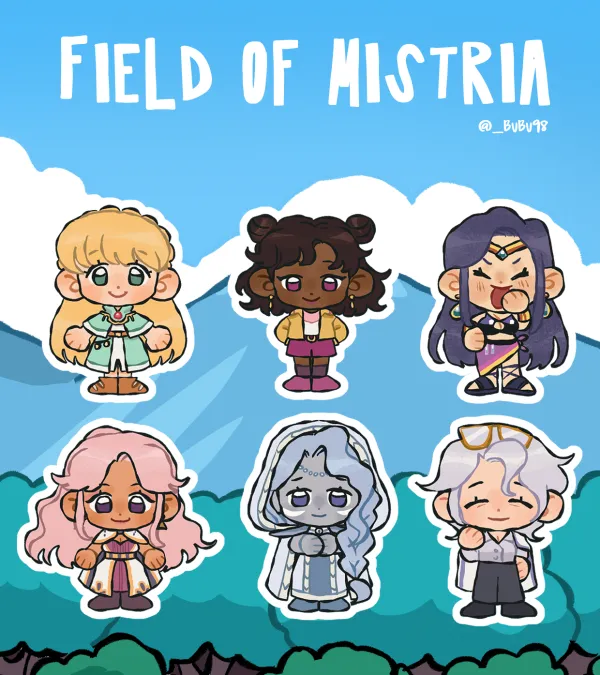 Field of Mistria Bachelorettes Keychains
