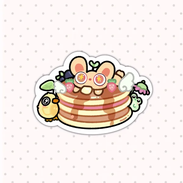  bunny sprout pancake & friends